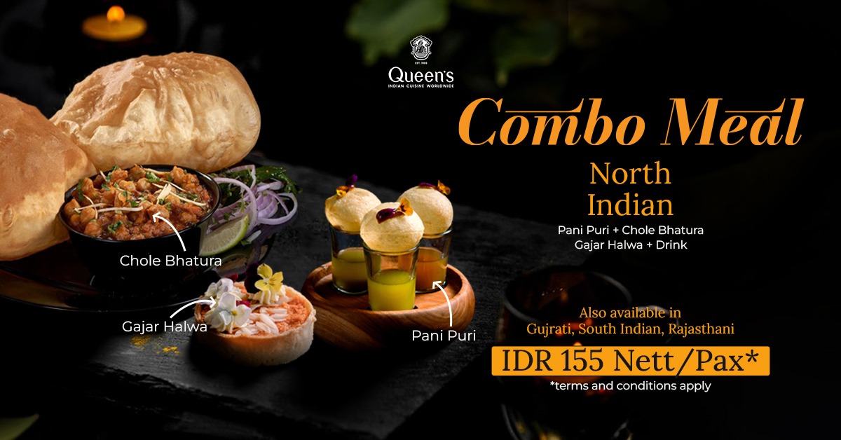 Authentic Indian Combo Meals At Queens Bali
